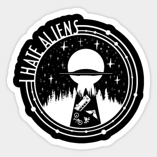 I Love Aliens Sticker